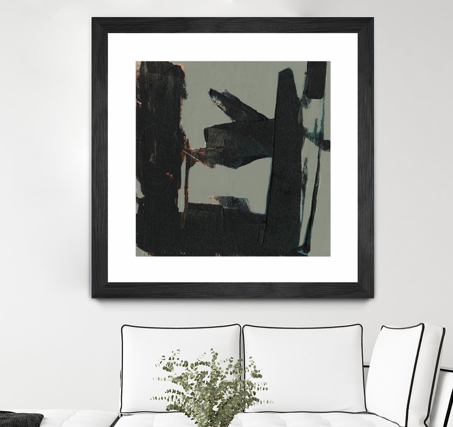 Ode an Kline II by Jennifer Goldberger on GIANT ART - grey  abstract abstract