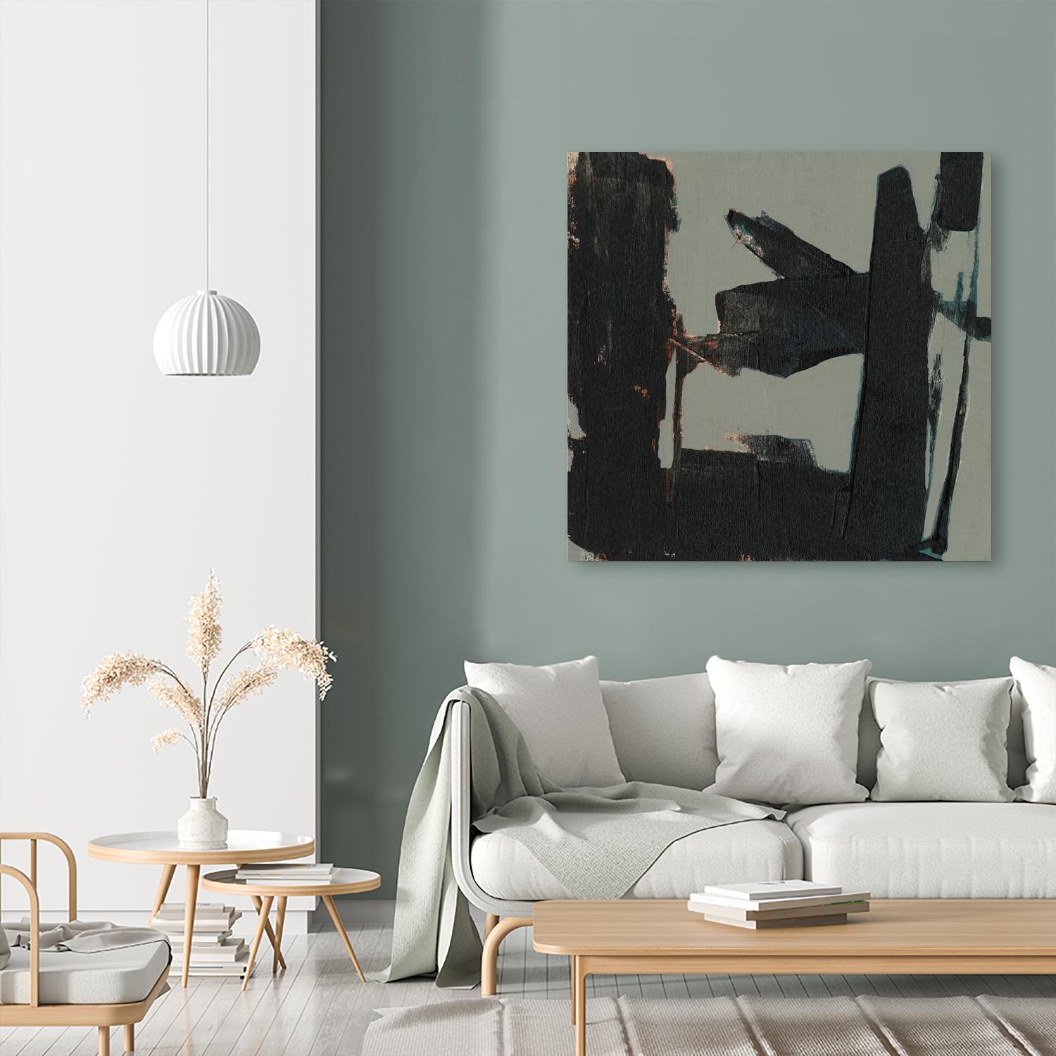 Ode an Kline II by Jennifer Goldberger on GIANT ART - grey  abstract abstract