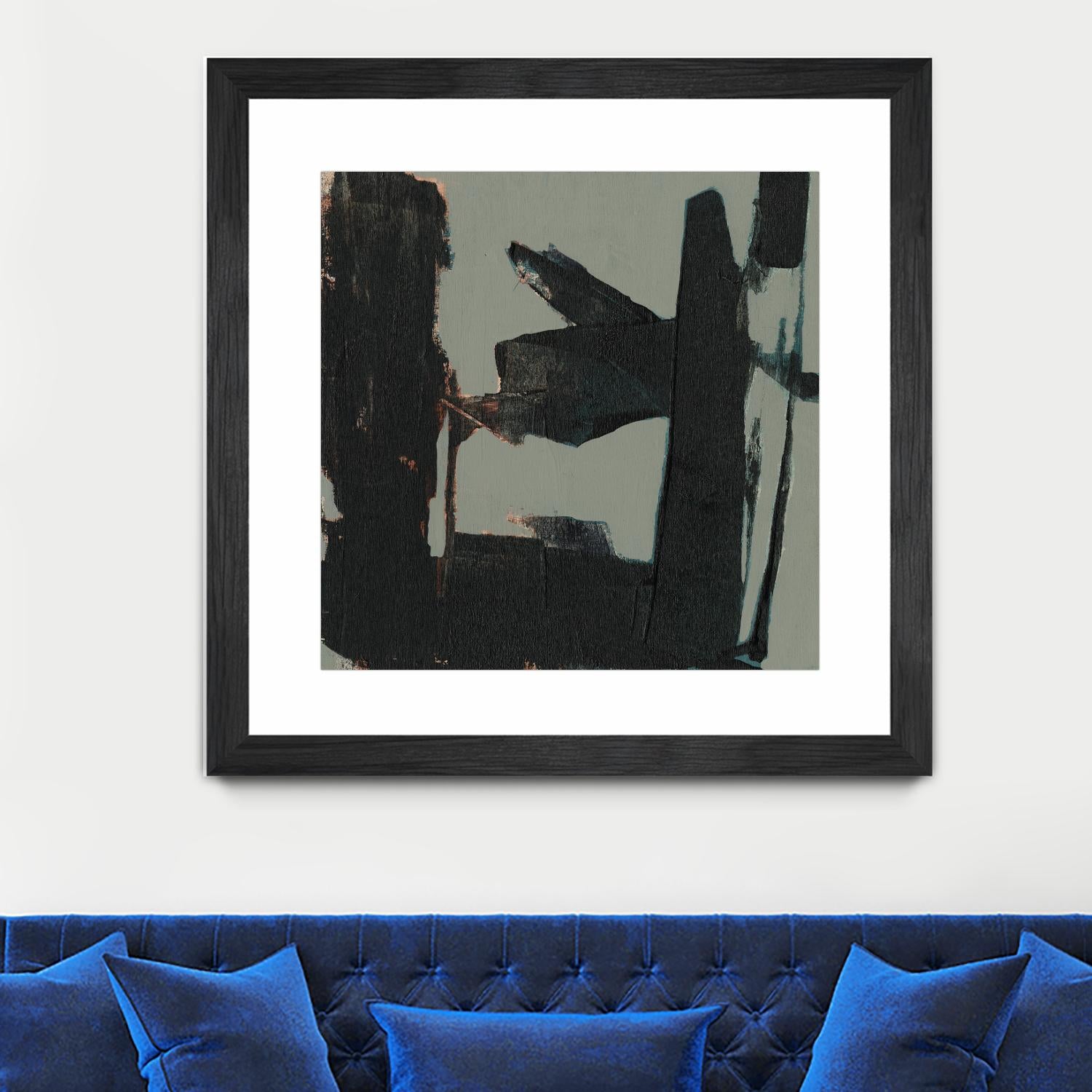 Ode an Kline II by Jennifer Goldberger on GIANT ART - grey  abstract abstract