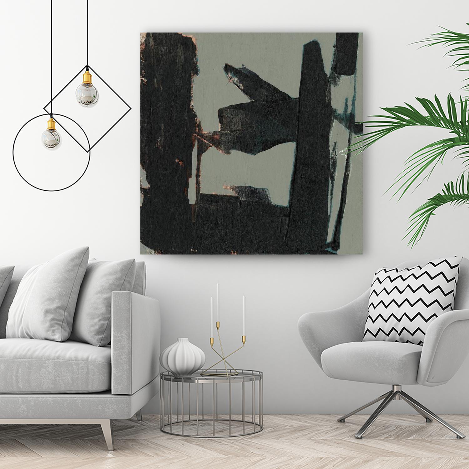 Ode an Kline II by Jennifer Goldberger on GIANT ART - grey  abstract abstract