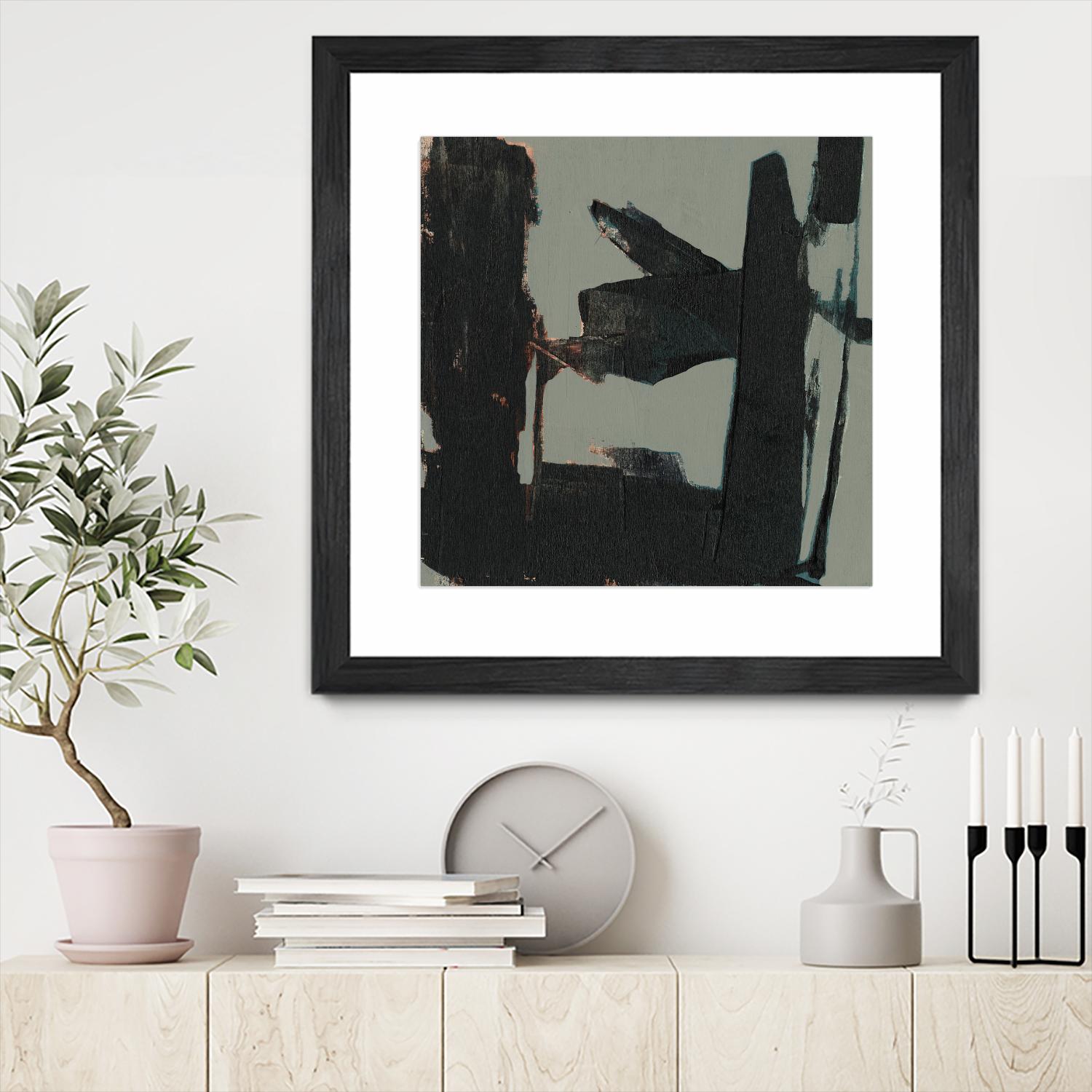 Ode an Kline II by Jennifer Goldberger on GIANT ART - grey  abstract abstract