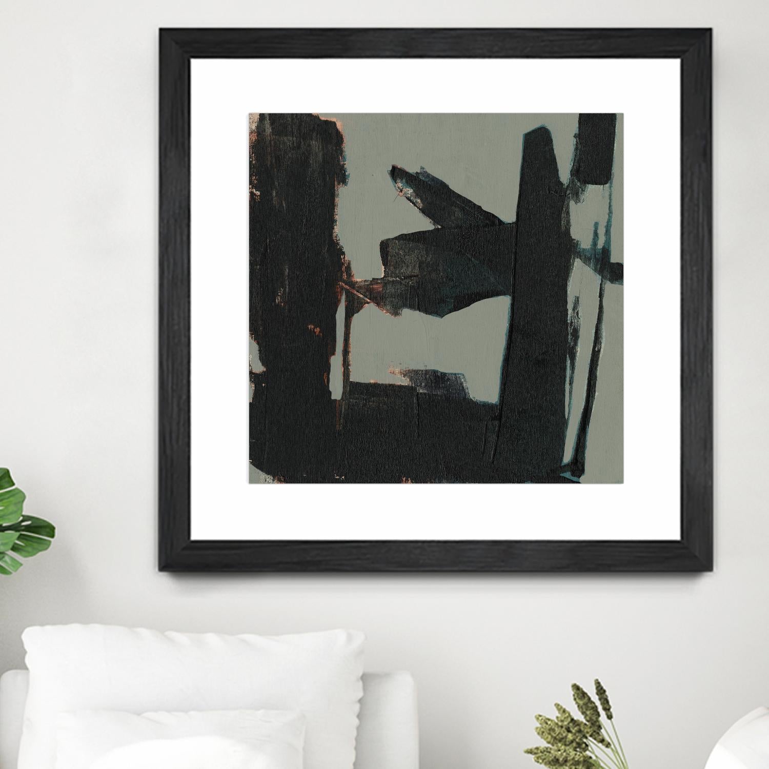 Ode an Kline II by Jennifer Goldberger on GIANT ART - grey  abstract abstract