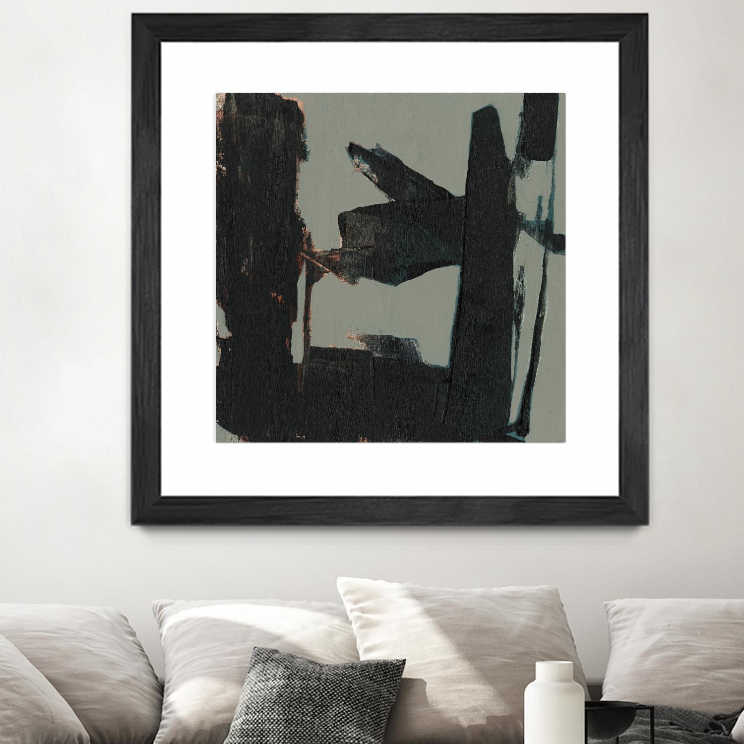 Ode an Kline II by Jennifer Goldberger on GIANT ART - grey  abstract abstract