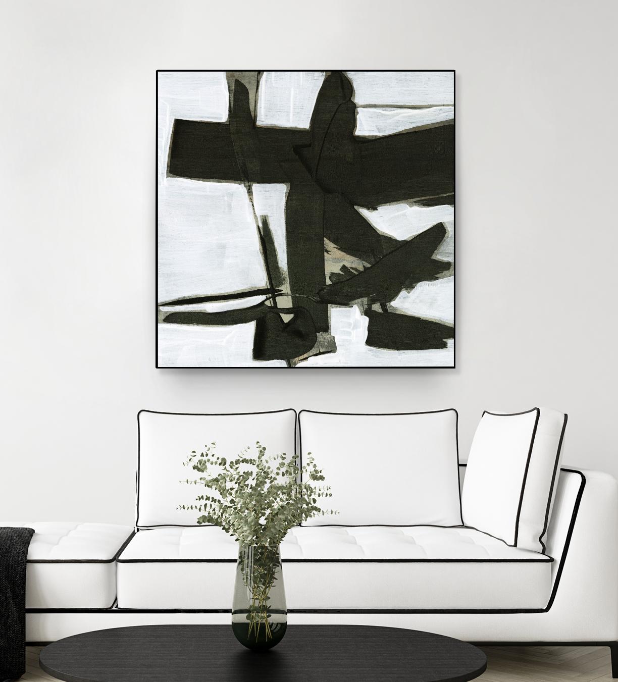 Ode an Kline III by Jennifer Goldberger on GIANT ART - white abstract abstract
