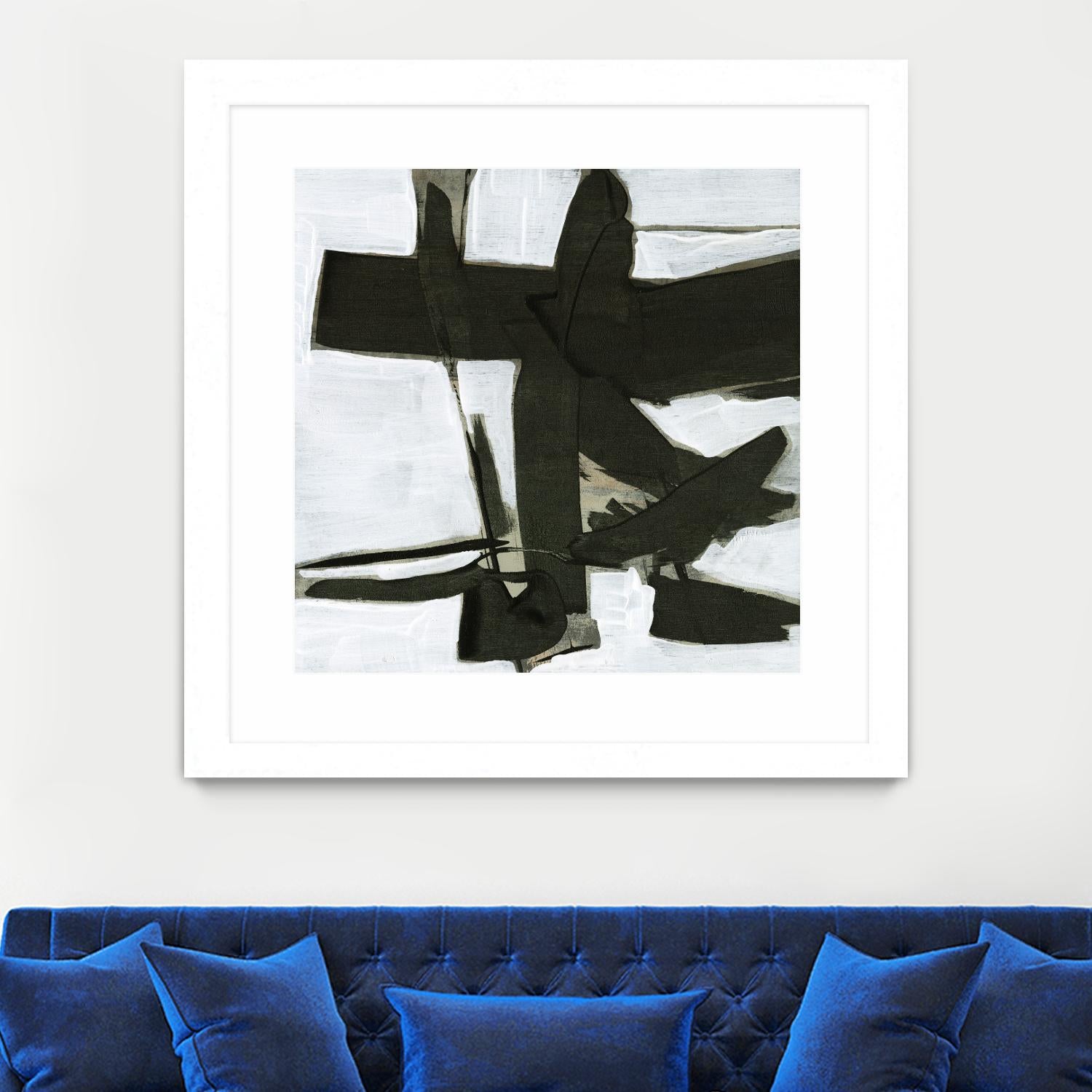 Ode an Kline III by Jennifer Goldberger on GIANT ART - white abstract abstract