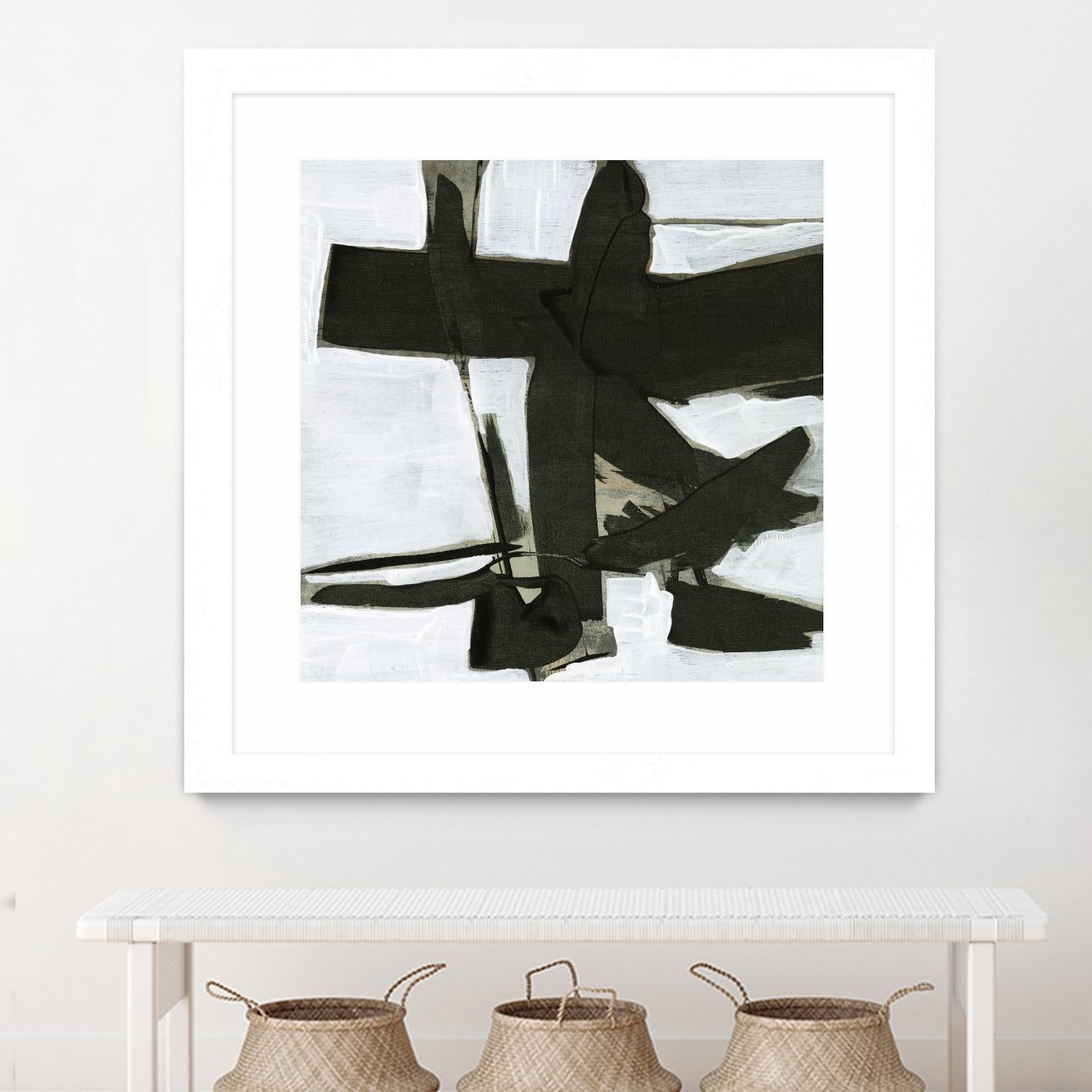 Ode an Kline III by Jennifer Goldberger on GIANT ART - white abstract abstract