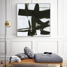 Ode an Kline III by Jennifer Goldberger on GIANT ART - white abstract abstract