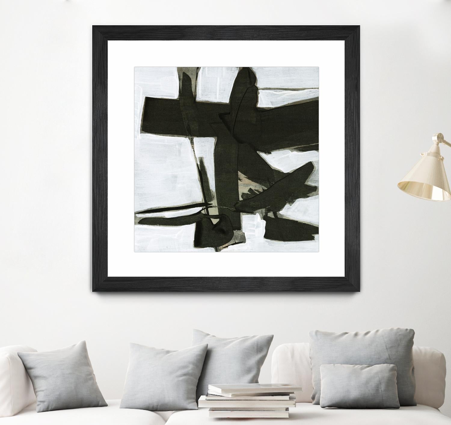 Ode an Kline III by Jennifer Goldberger on GIANT ART - white abstract abstract