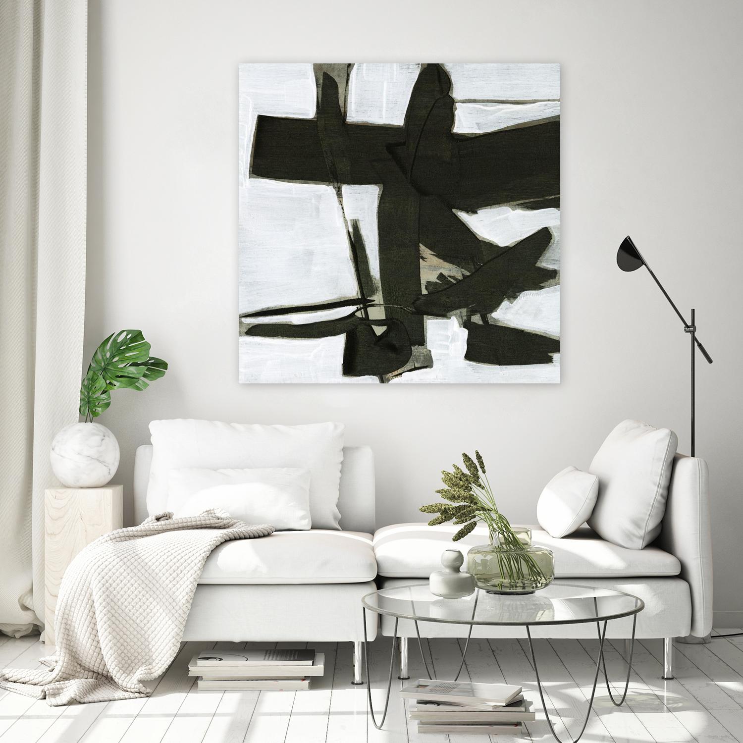 Ode an Kline III by Jennifer Goldberger on GIANT ART - white abstract abstract