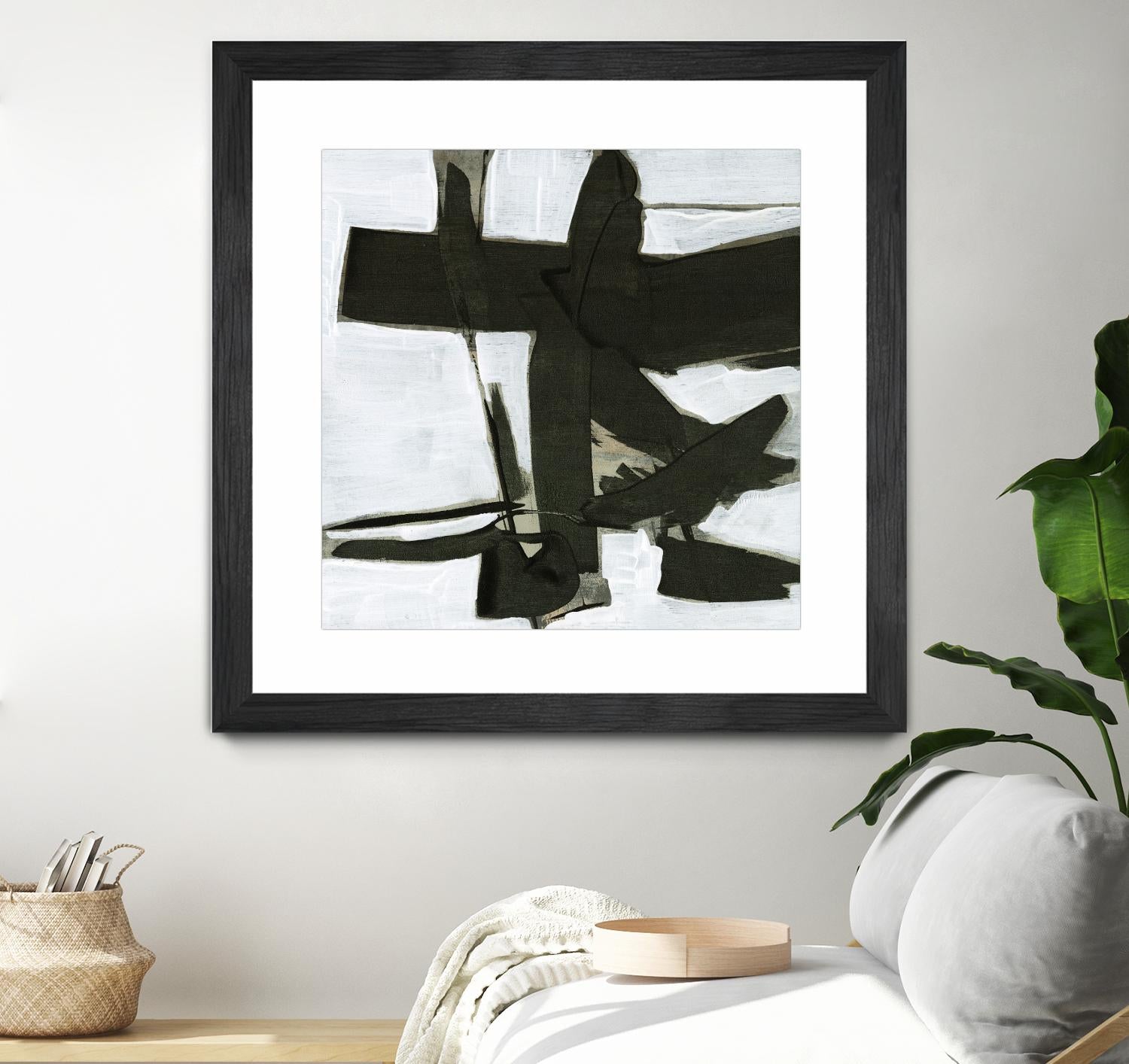 Ode an Kline III by Jennifer Goldberger on GIANT ART - white abstract abstract