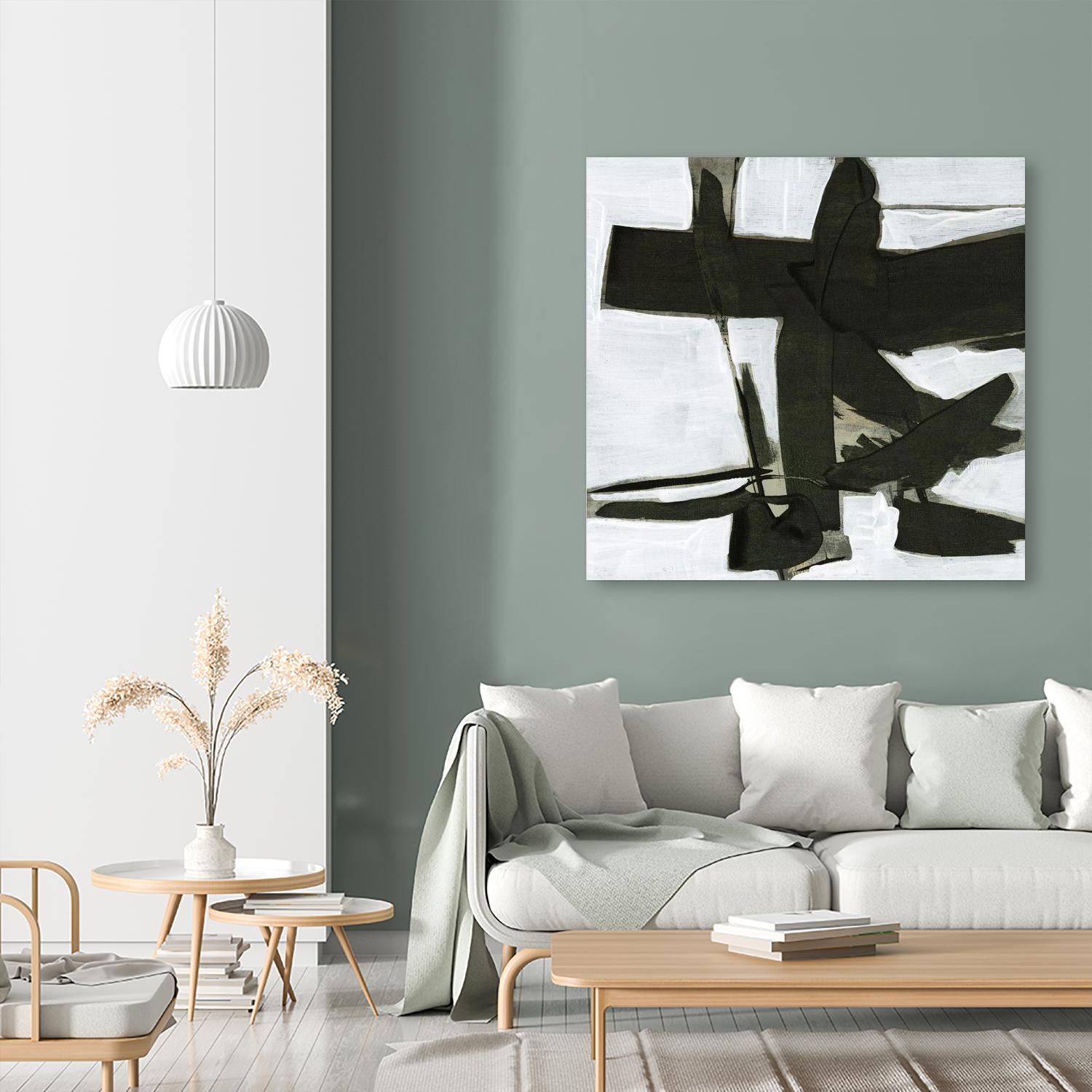 Ode an Kline III by Jennifer Goldberger on GIANT ART - white abstract abstract