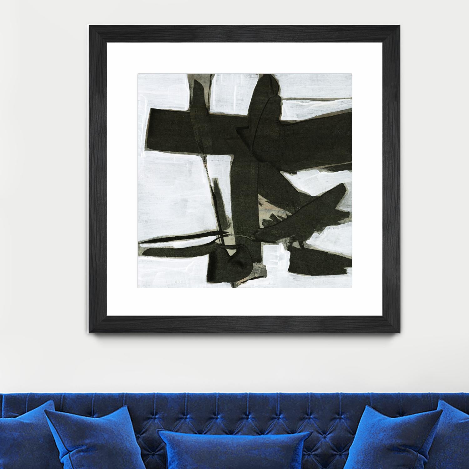 Ode an Kline III by Jennifer Goldberger on GIANT ART - white abstract abstract