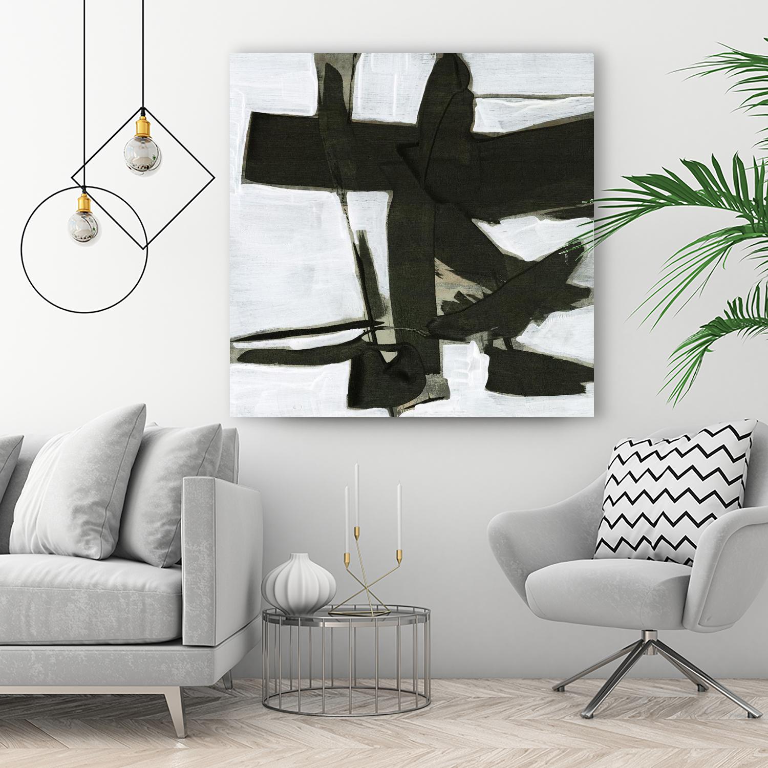 Ode an Kline III by Jennifer Goldberger on GIANT ART - white abstract abstract