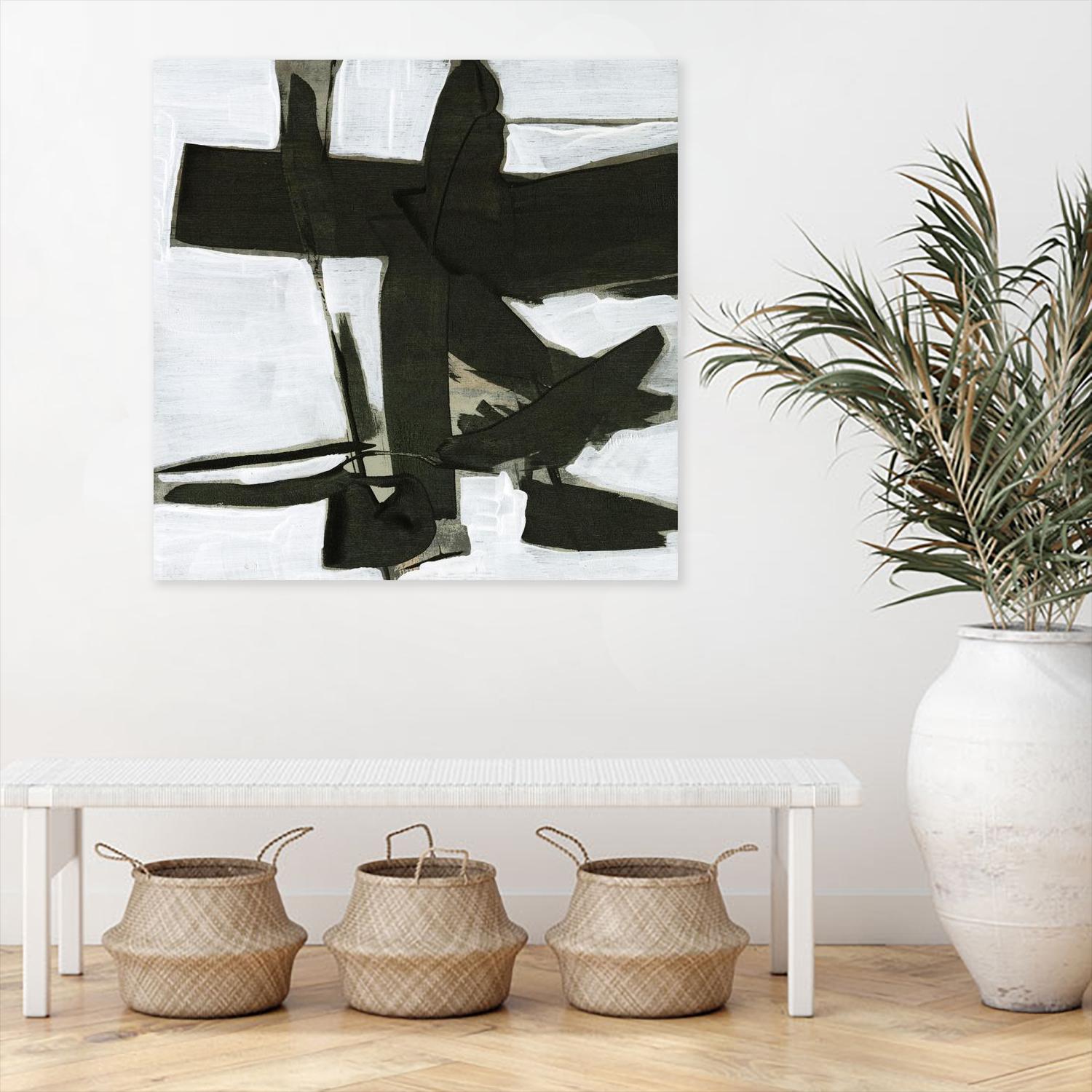 Ode an Kline III by Jennifer Goldberger on GIANT ART - white abstract abstract