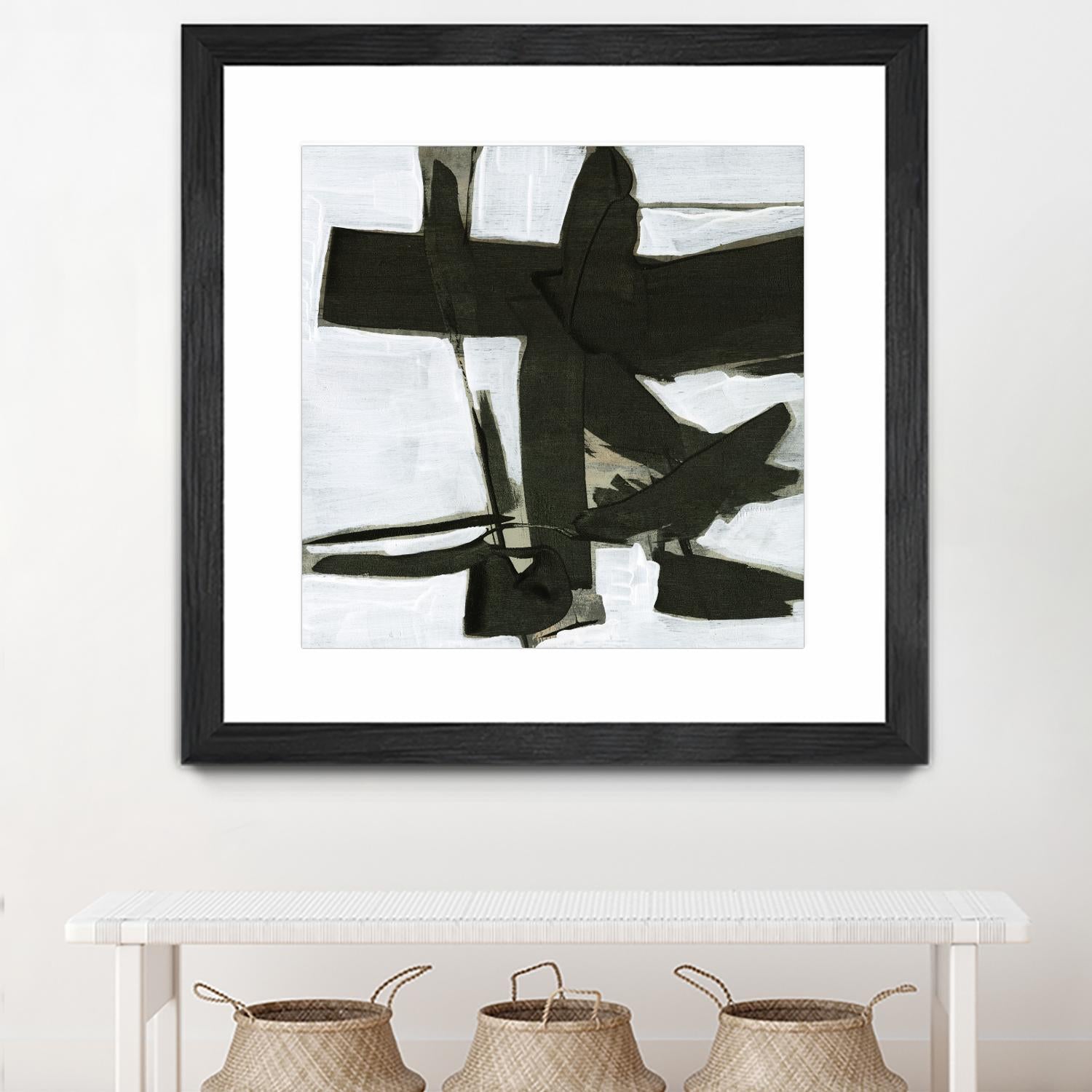 Ode an Kline III by Jennifer Goldberger on GIANT ART - white abstract abstract