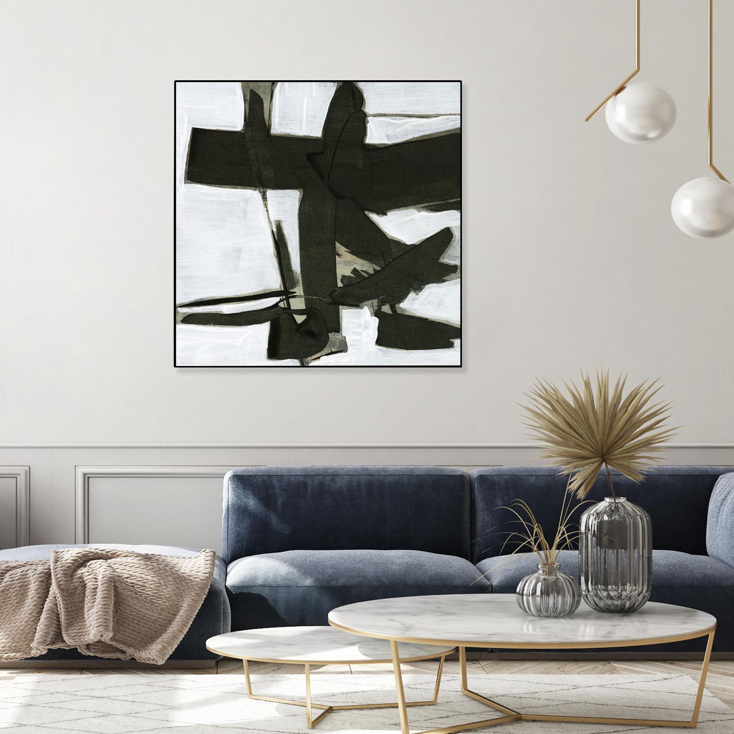 Ode an Kline III by Jennifer Goldberger on GIANT ART - white abstract abstract