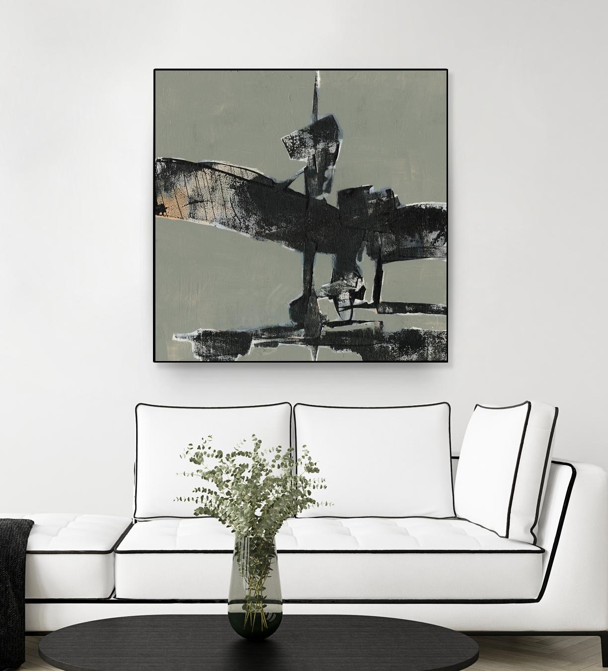 Ode an Kline IV by Jennifer Goldberger on GIANT ART - gold abstract abstract