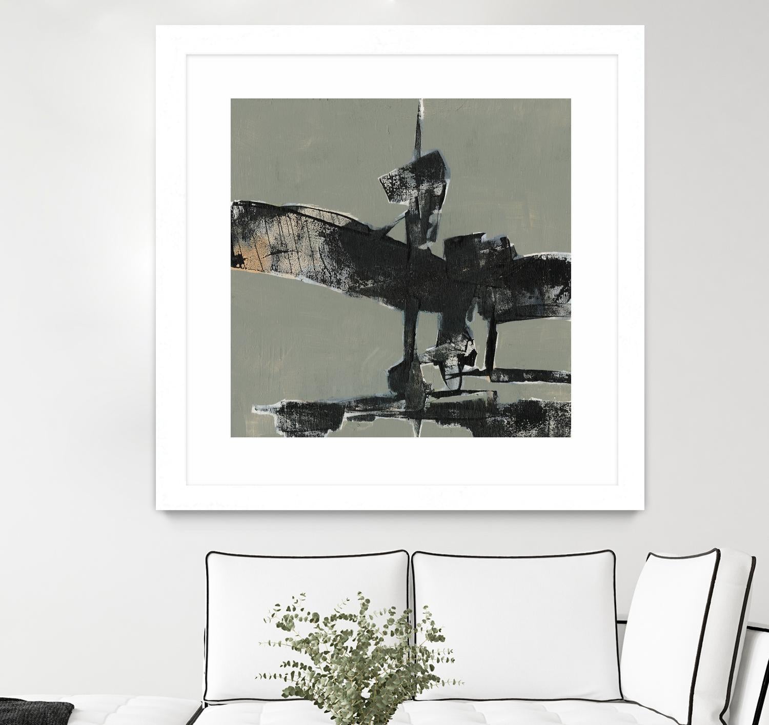 Ode an Kline IV by Jennifer Goldberger on GIANT ART - gold abstract abstract