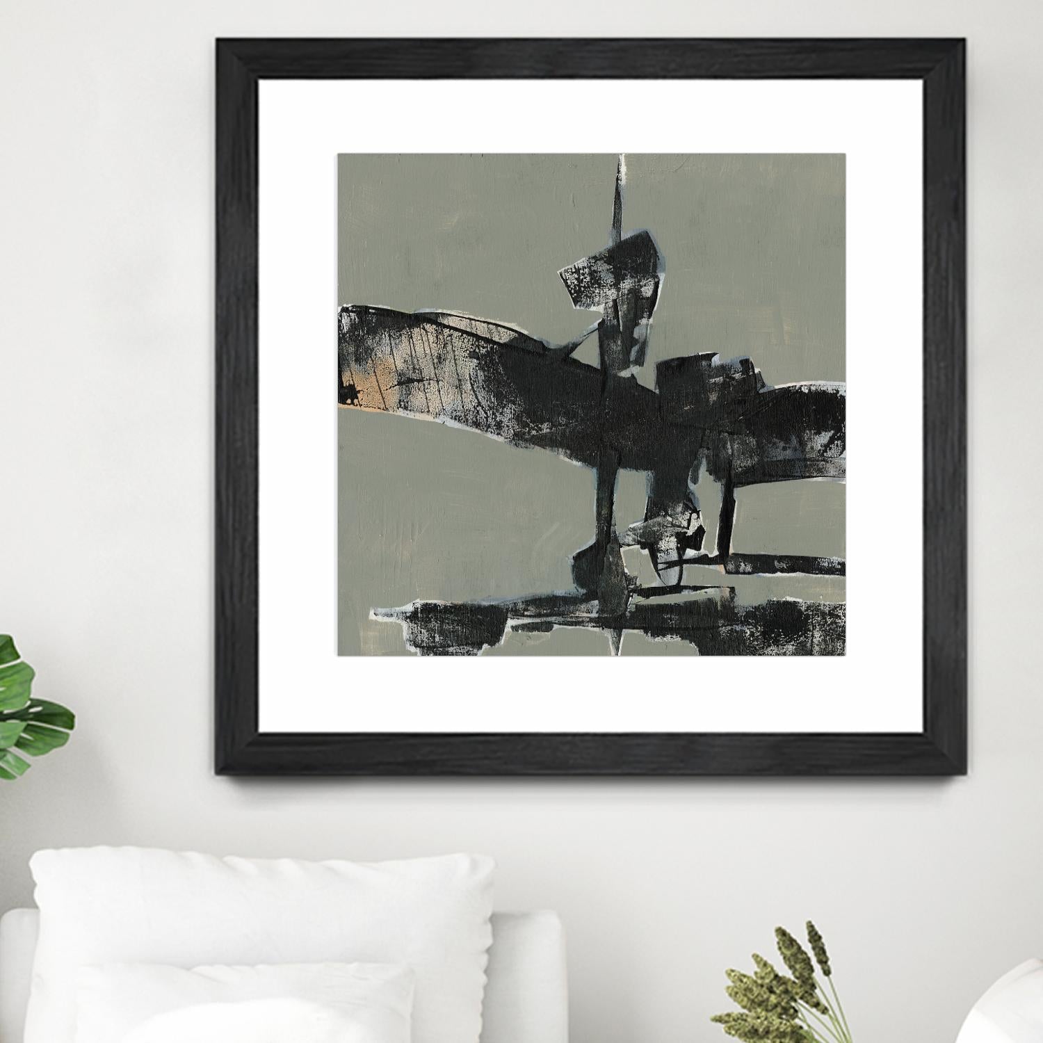 Ode an Kline IV by Jennifer Goldberger on GIANT ART - gold abstract abstract