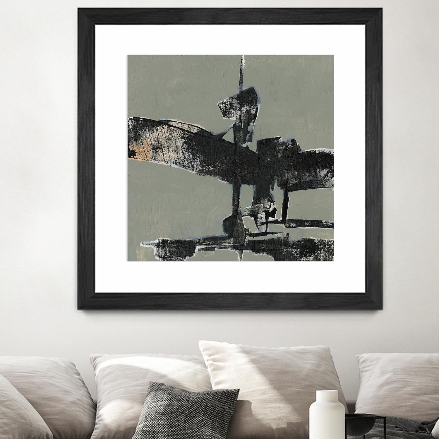 Ode an Kline IV by Jennifer Goldberger on GIANT ART - gold abstract abstract