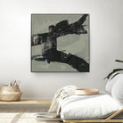 Ode an Kline VI by Jennifer Goldberger on GIANT ART - beige abstract abstract