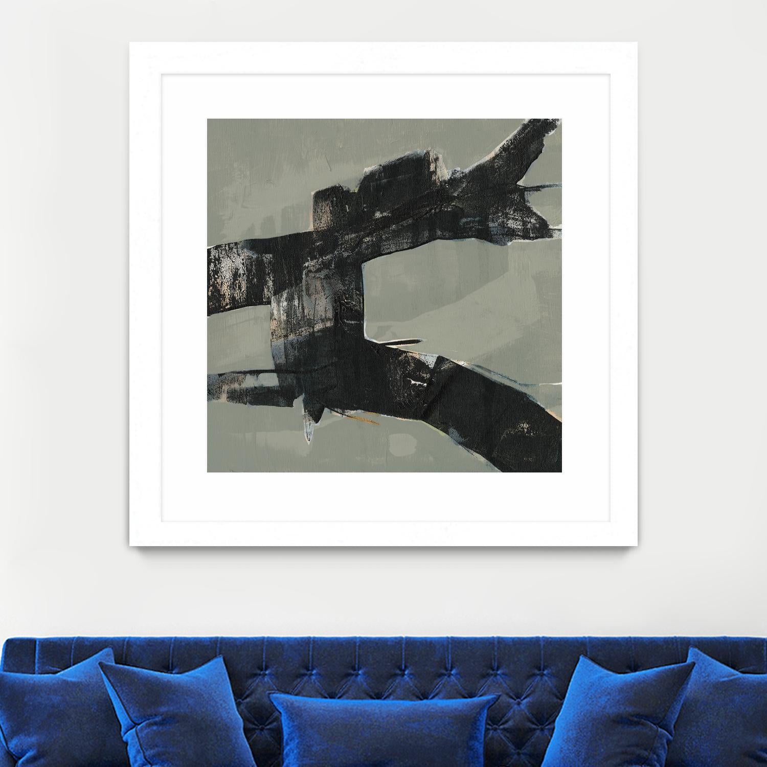 Ode an Kline VI by Jennifer Goldberger on GIANT ART - beige abstract abstract