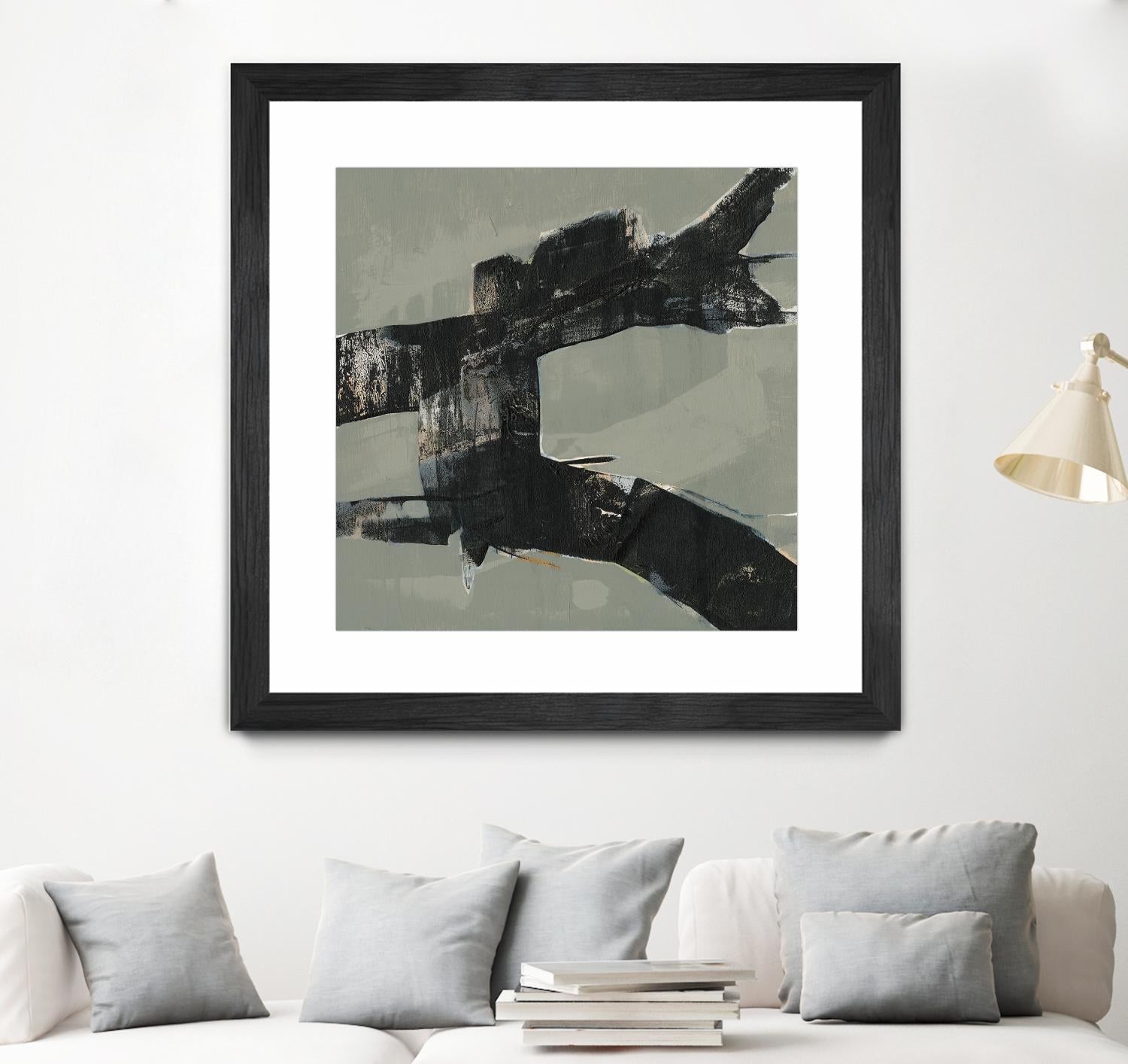 Ode an Kline VI by Jennifer Goldberger on GIANT ART - beige abstract abstract