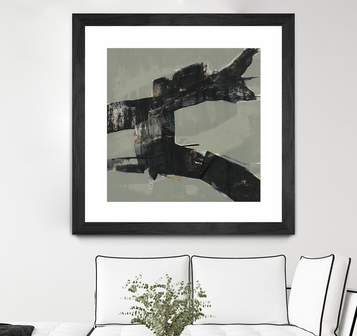 Ode an Kline VI by Jennifer Goldberger on GIANT ART - beige abstract abstract