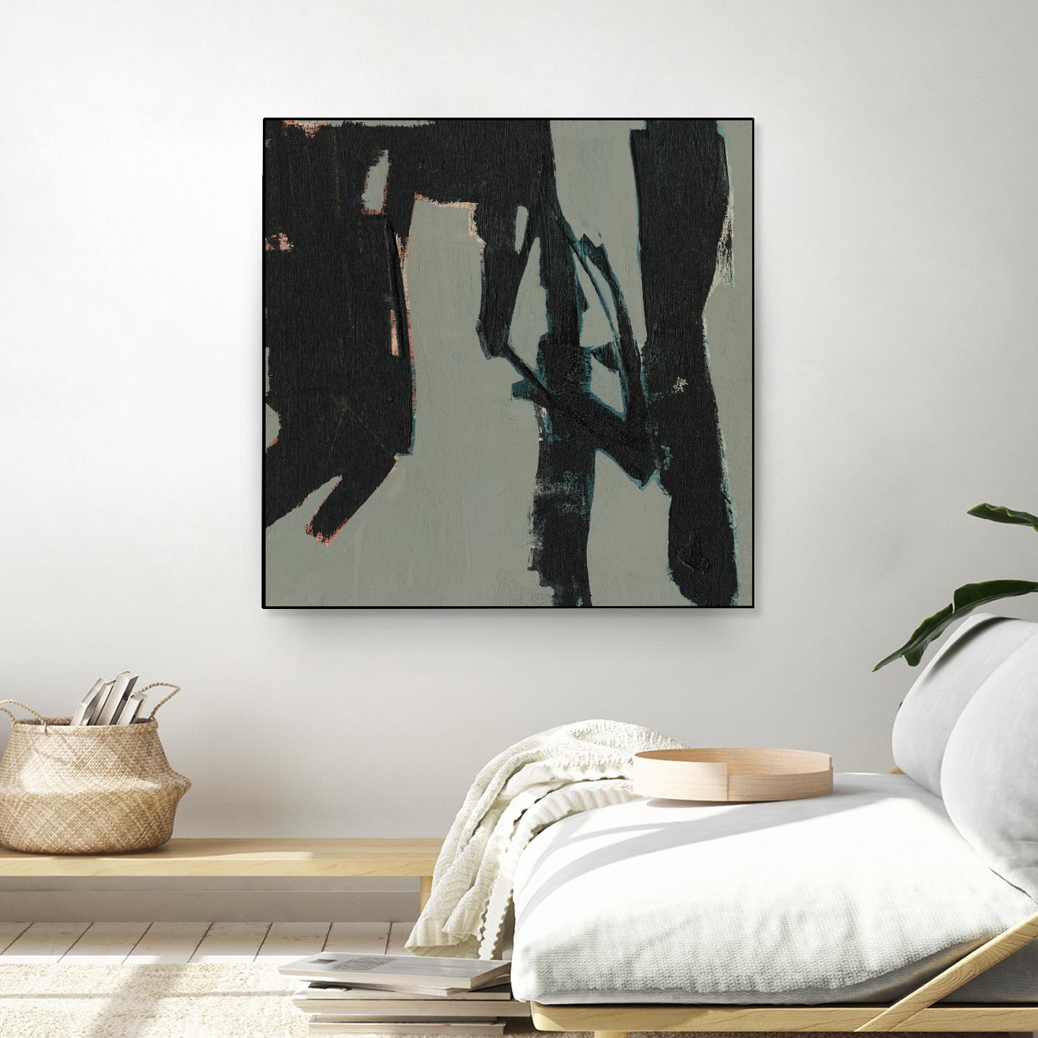 Ode an Kline VIII by Jennifer Goldberger on GIANT ART - black abstract abstract