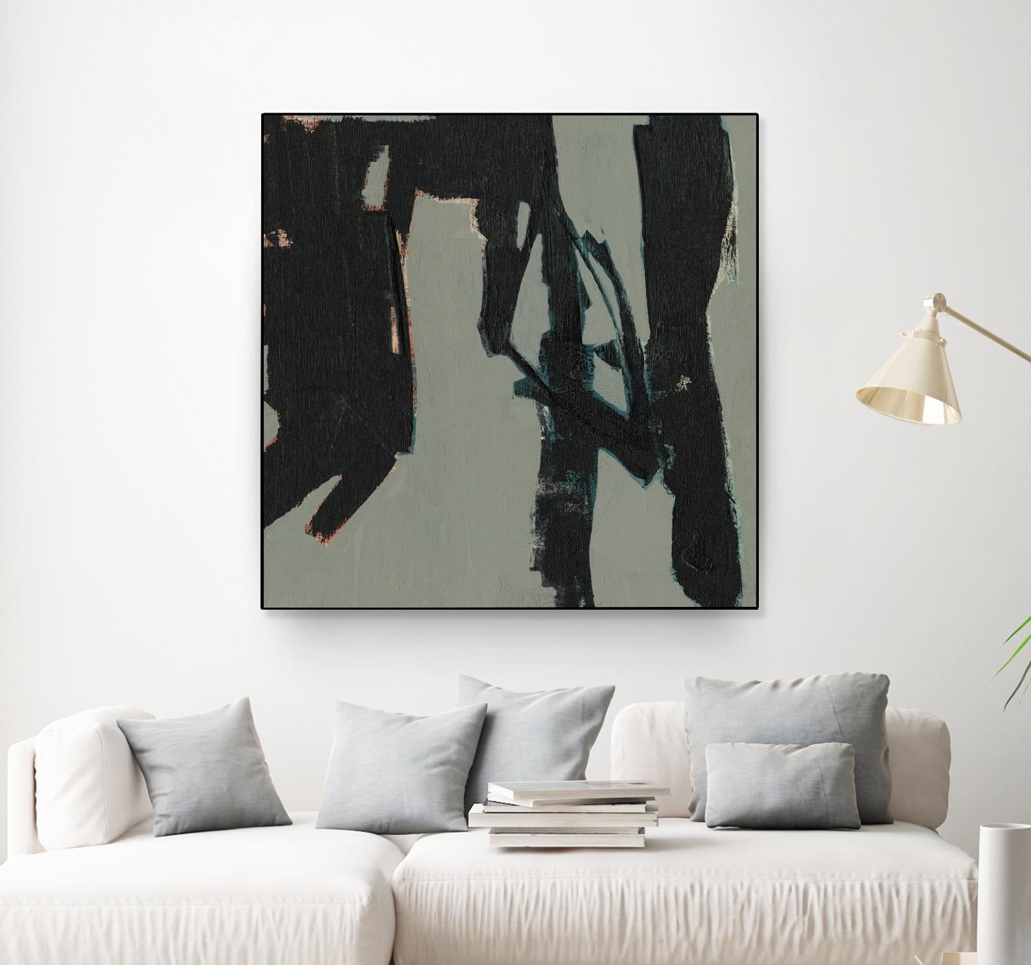 Ode an Kline VIII by Jennifer Goldberger on GIANT ART - black abstract abstract