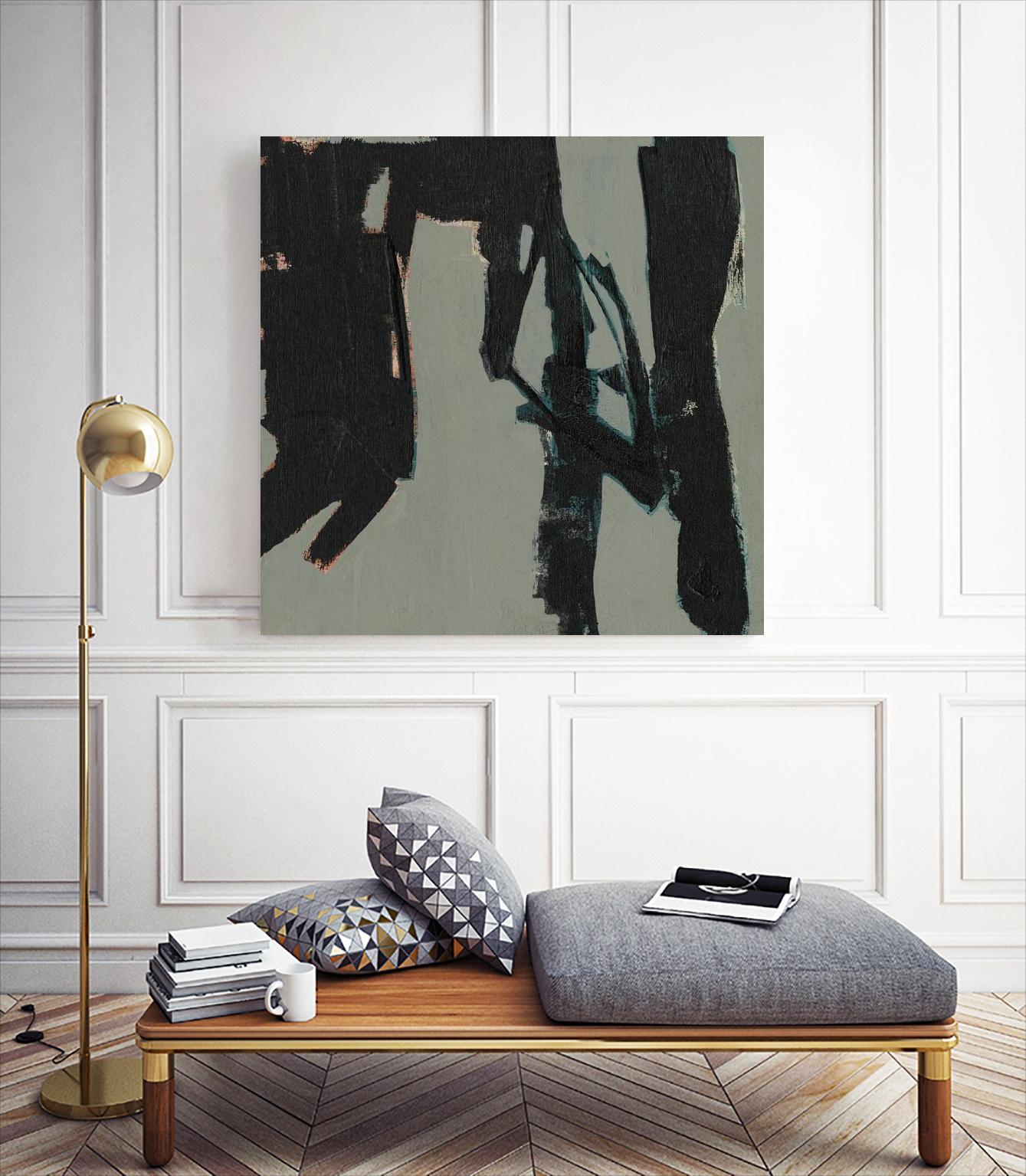 Ode an Kline VIII by Jennifer Goldberger on GIANT ART - black abstract abstract