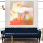 Yellow and Blush II by Victoria Barnes on GIANT ART - orange abstract abstract