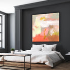 Yellow and Blush II by Victoria Barnes on GIANT ART - orange abstract abstract