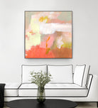 Yellow and Blush II by Victoria Barnes on GIANT ART - orange abstract abstract