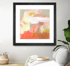 Yellow and Blush II by Victoria Barnes on GIANT ART - orange abstract abstract