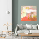 Yellow and Blush II by Victoria Barnes on GIANT ART - orange abstract abstract