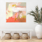Yellow and Blush II by Victoria Barnes on GIANT ART - orange abstract abstract