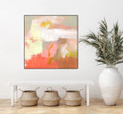 Yellow and Blush II by Victoria Barnes on GIANT ART - orange abstract abstract