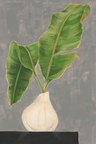 Frond in Vase III by Jennifer Goldberger on GIANT ART - beige botanicals abstract