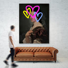 Concealed Portrait II by Victoria Barnes on GIANT ART - beige figurative abstract