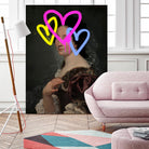 Concealed Portrait II by Victoria Barnes on GIANT ART - beige figurative abstract