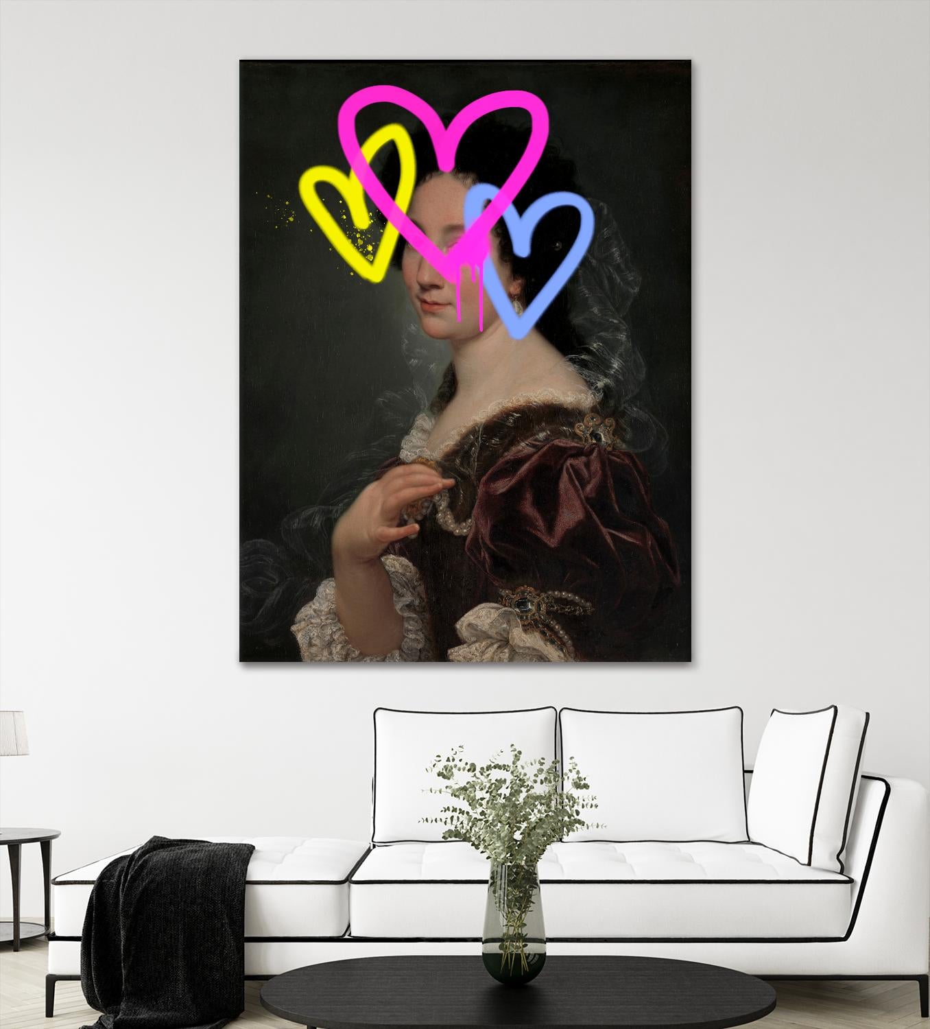 Concealed Portrait II by Victoria Barnes on GIANT ART - beige figurative abstract