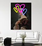 Concealed Portrait II by Victoria Barnes on GIANT ART - beige figurative abstract