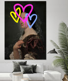 Concealed Portrait II by Victoria Barnes on GIANT ART - beige figurative abstract