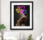 Concealed Portrait II by Victoria Barnes on GIANT ART - beige figurative abstract