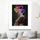 Concealed Portrait II by Victoria Barnes on GIANT ART - beige figurative abstract