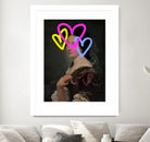 Concealed Portrait II by Victoria Barnes on GIANT ART - beige figurative abstract