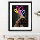 Concealed Portrait II by Victoria Barnes on GIANT ART - beige figurative abstract