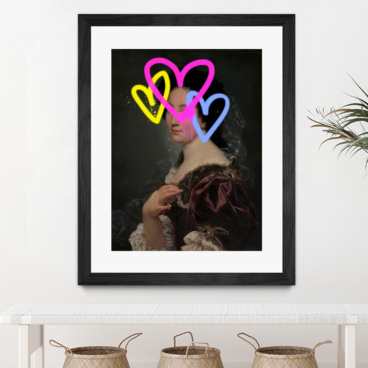 Concealed Portrait II by Victoria Barnes on GIANT ART - beige figurative abstract