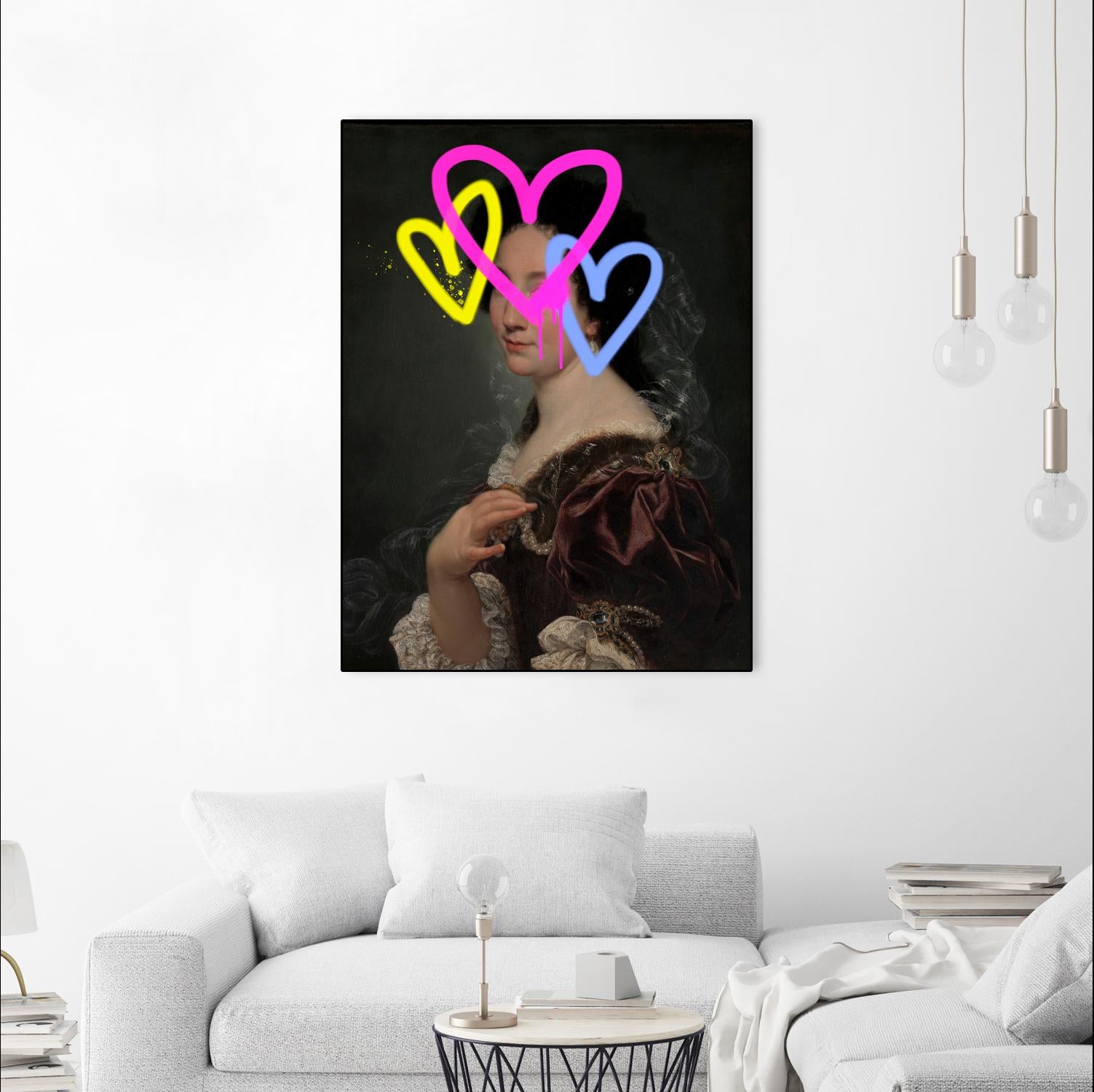 Concealed Portrait II by Victoria Barnes on GIANT ART - beige figurative abstract